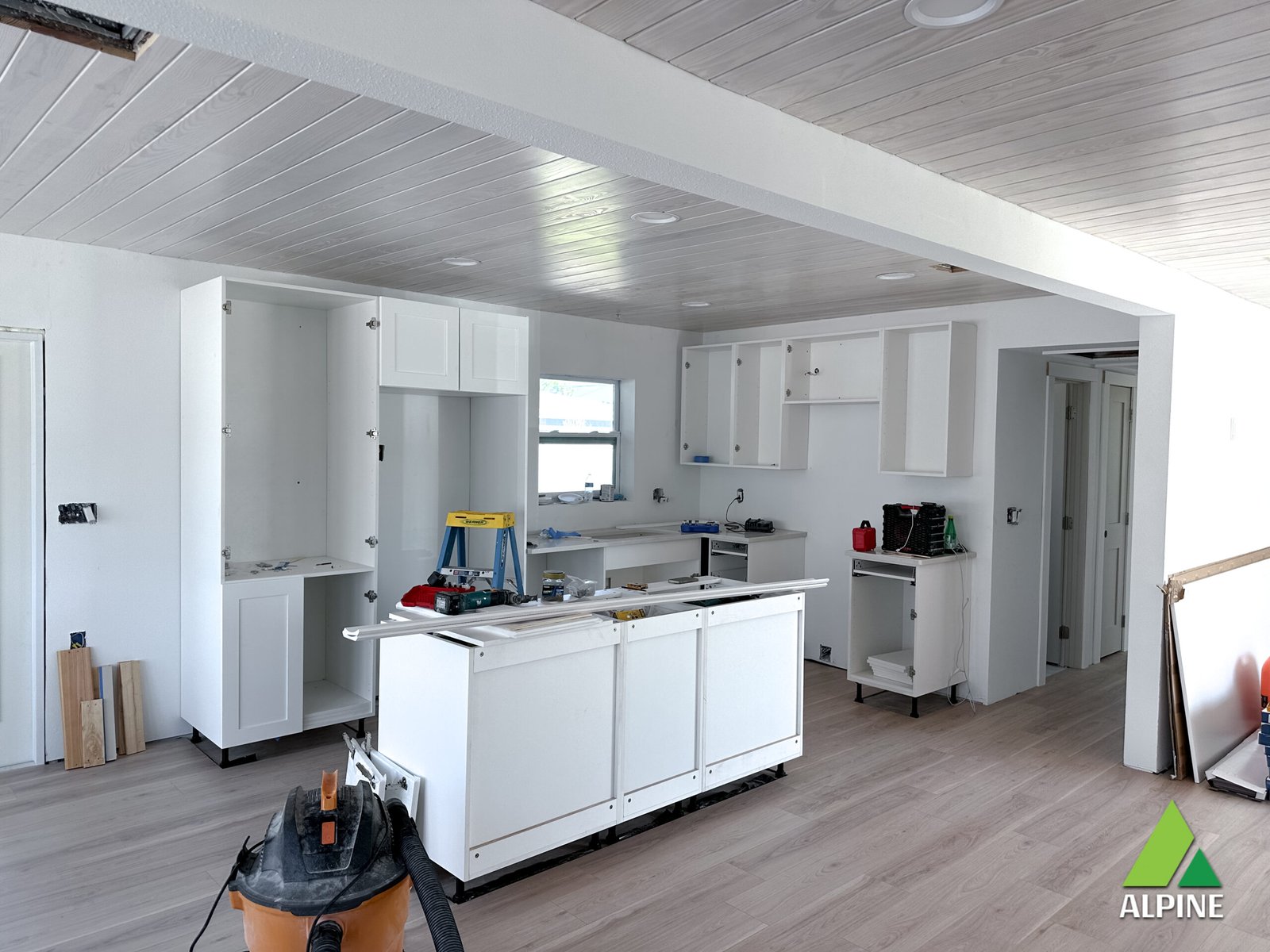 Fire and flood repair in Belleair Bluffs home by Alpine Contracting