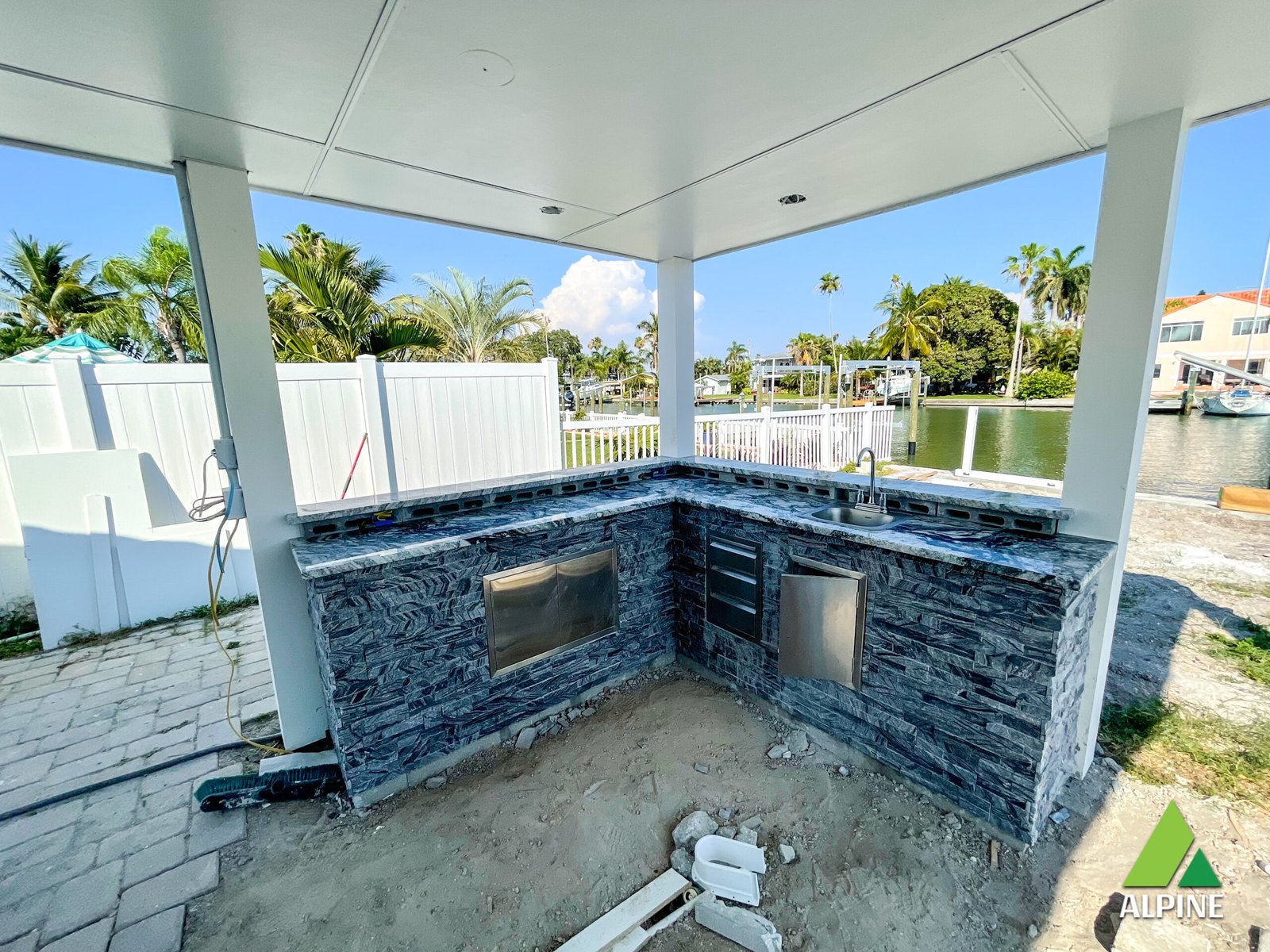 Mold and mildew remediation in Belleair Beach by Alpine Contracting crew