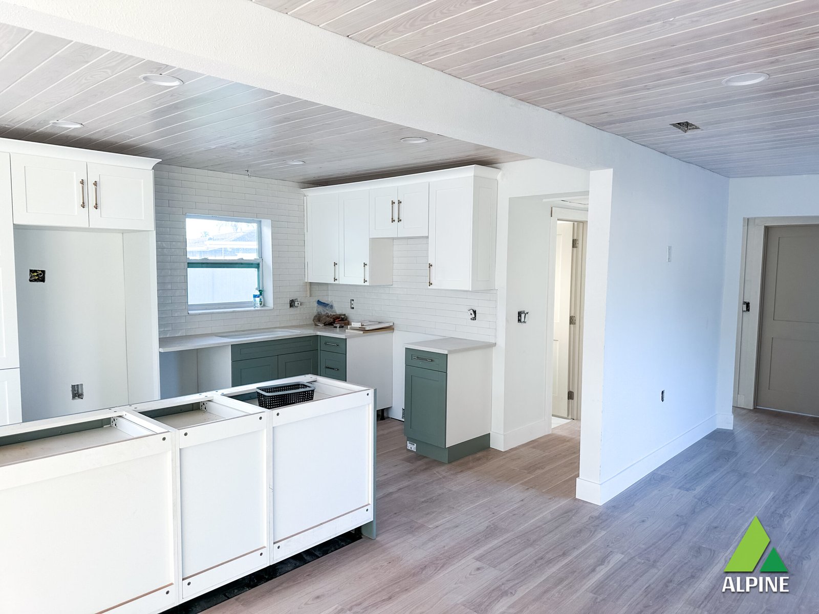 Water damage restoration team drying living room in Madeira Beach, FL